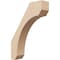 Ekena Millwork 3-inch W x 12-inch D x 16-inch H Legacy Rough Cedar Woodgrain TimberThane Knee Brace, Primed BRCUR03X12X16LECRCPR - alternate 1